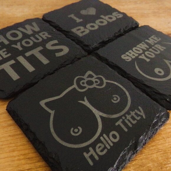 Bark & Burn Other - B**BY Coasters (set of 4)